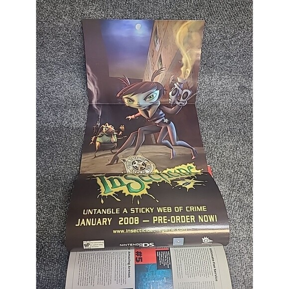 Nintendo Power Magazine V222 Super Smash Bros. Brawl Advance Wars Galaxy Poster - Picture 8 of 8